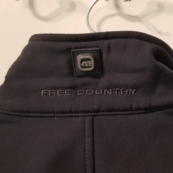 Free Country Men's Medium Stand Collar Zip Up Vest - Picture 6 of 6